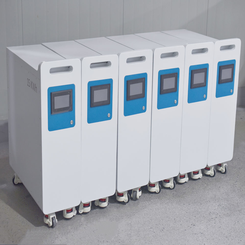 Система ESS 51.2v 48V 300AH 200AH 100AH 5KWh 10KWh 15KWh Складируемая Складируемая энергосбережение LiFePO4 батарея