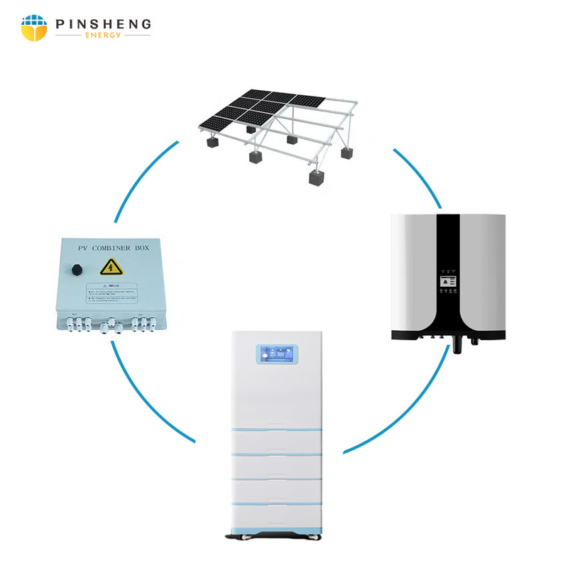 PINSHENG Solar ACDC Гибридный кондиционер 9000 12000 18000 24000BTU Солнечный кондиционер DC Off Grid Солнечный кондиционер
