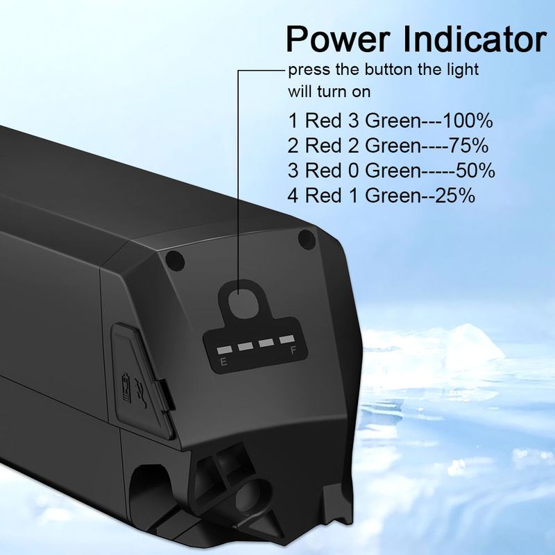 Dorado 36V 30AH 48V 25AH 21700 Cell Скрытый аккумулятор для электровелосипеда, литиевый аккумулятор для электровелосипеда