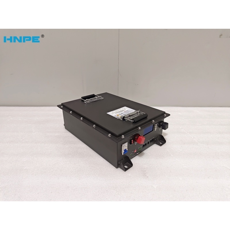 HNPE FY 2.56Kwh 5kwh Rack Mounted Lithium-ion Battery 25.6V 100AH LiFePO4 Solar Battery for Off Grid and Hybrid Grid Systems