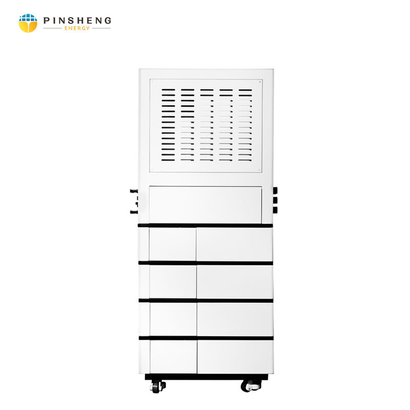 Pinsheng All in One Stacked Modules 51.2V LiFePO4 Литийная батарея 10Kwh 20Kwh Батарея для хранения энергии и гибридный инвертор 10Kw
