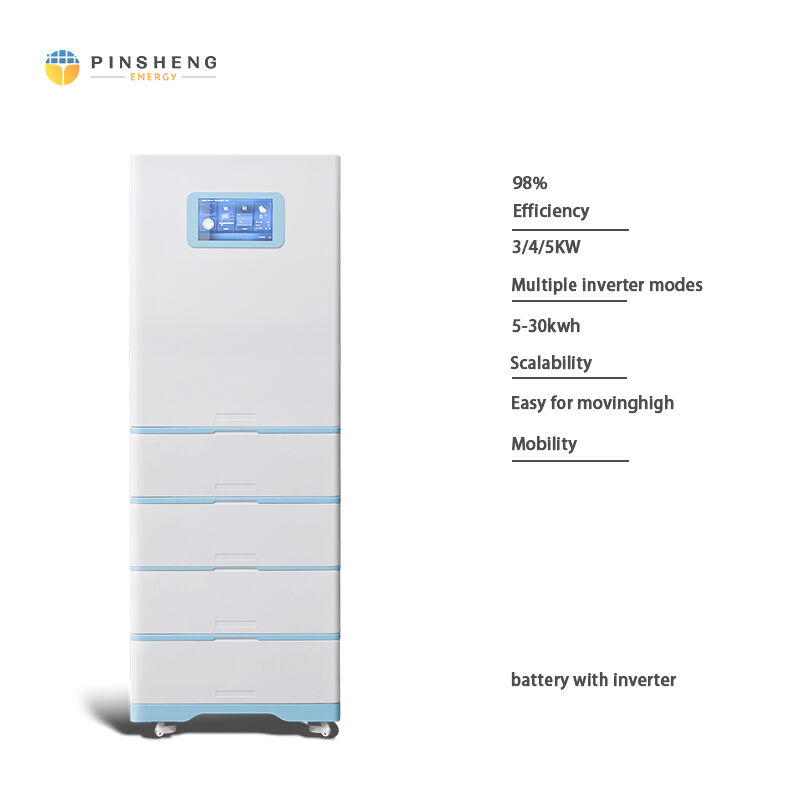 Оптовая цена Солнечная 48в 5120wh 10kwh ess Все в одном Складируемая литийная батарея включает инвертор Система хранения энергии для дома