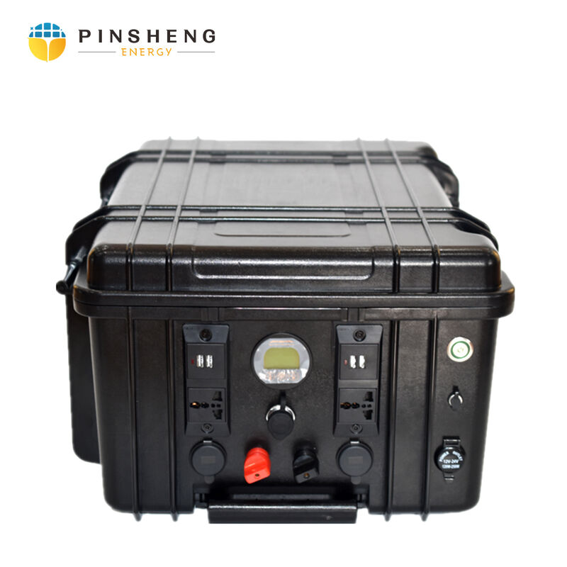 PINSHENG 700Wh 1000W Ультракомпактный Сверхтихий Портативный Солнечный Генератор с Выходом DC для кемпинга на открытом воздухе 220 В