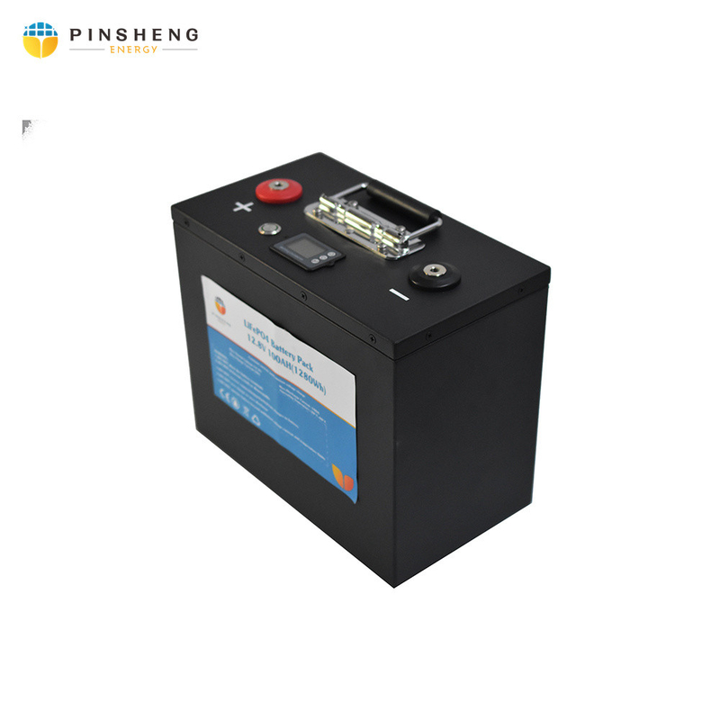 Пакет клетки 12V 100AH лития литий-ионного аккумулятора PINSHENG для домашнего солнечного хранения