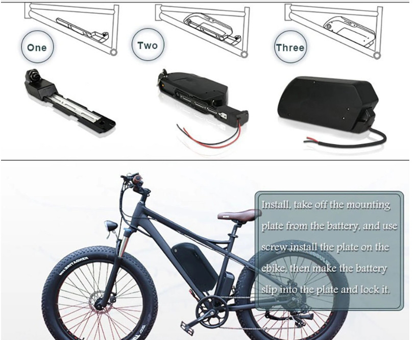 E-Move E-Bike E-Scooter Аккумуляторная литий-ионная батарея Глубокий цикл IP65 Водонепроницаемый