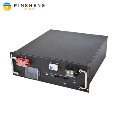 Умный BMS 51.2V DC LifePO4 батарейный ячейка глубокий цикл жизни с гибридными инверторами